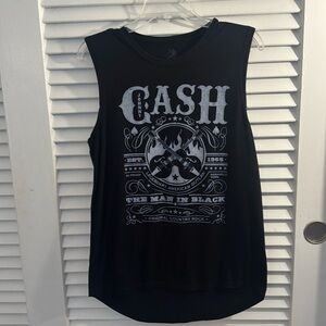 Johnny Cash Zion Rootswear Graphic Tank Size X-Large